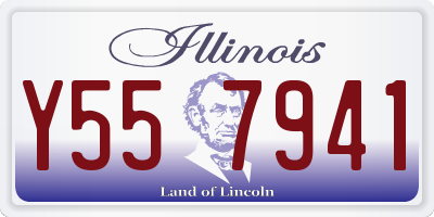 IL license plate Y557941