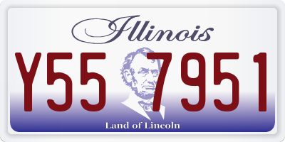 IL license plate Y557951