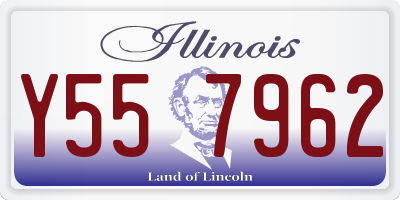 IL license plate Y557962