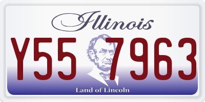 IL license plate Y557963