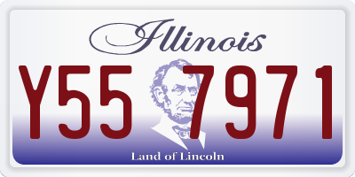 IL license plate Y557971