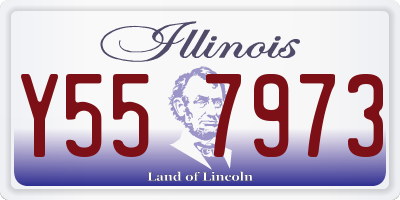 IL license plate Y557973
