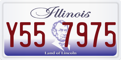 IL license plate Y557975