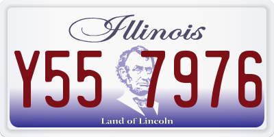 IL license plate Y557976
