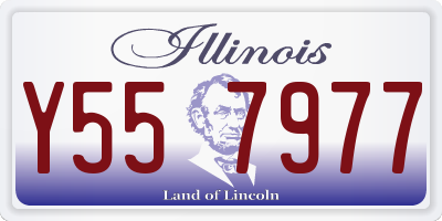 IL license plate Y557977