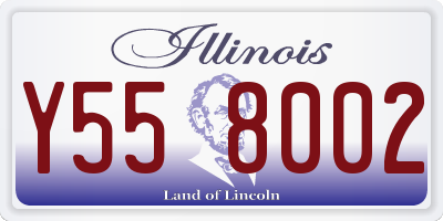 IL license plate Y558002
