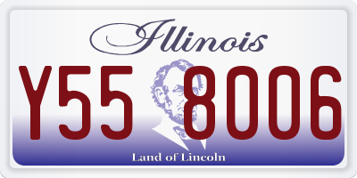 IL license plate Y558006