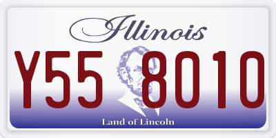 IL license plate Y558010