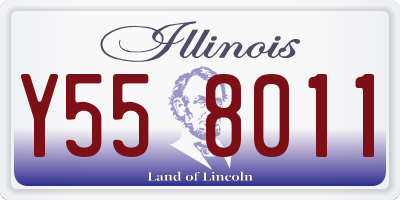 IL license plate Y558011