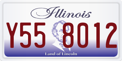 IL license plate Y558012
