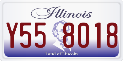 IL license plate Y558018
