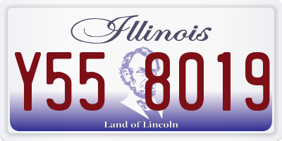 IL license plate Y558019