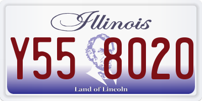 IL license plate Y558020