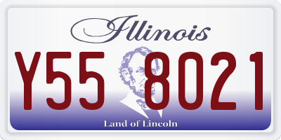 IL license plate Y558021