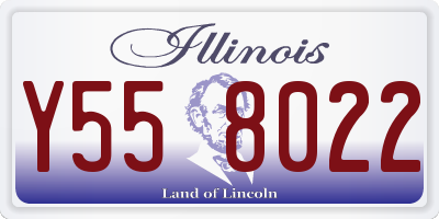 IL license plate Y558022