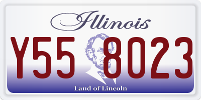 IL license plate Y558023