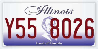 IL license plate Y558026