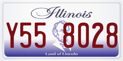 IL license plate Y558028