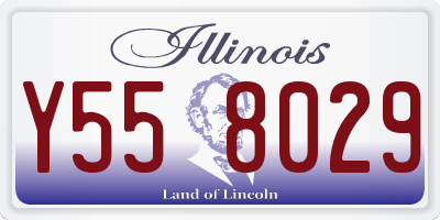 IL license plate Y558029