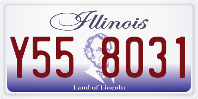 IL license plate Y558031