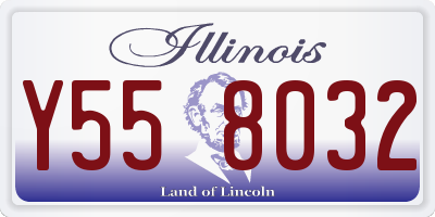 IL license plate Y558032