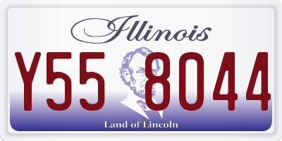 IL license plate Y558044