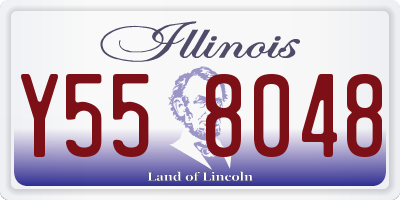 IL license plate Y558048