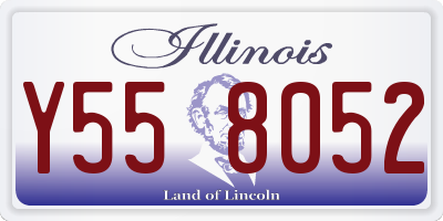 IL license plate Y558052