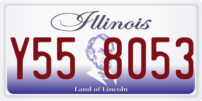 IL license plate Y558053