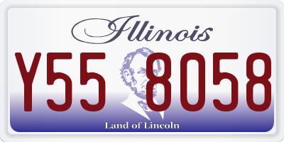 IL license plate Y558058