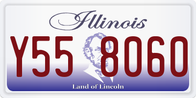 IL license plate Y558060