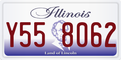 IL license plate Y558062