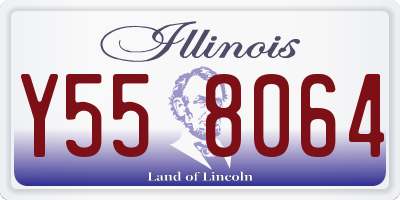 IL license plate Y558064