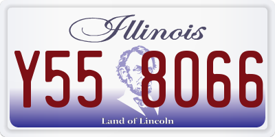 IL license plate Y558066