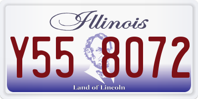 IL license plate Y558072