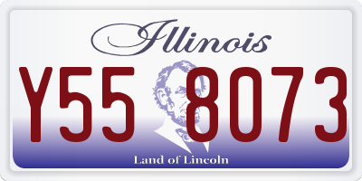 IL license plate Y558073