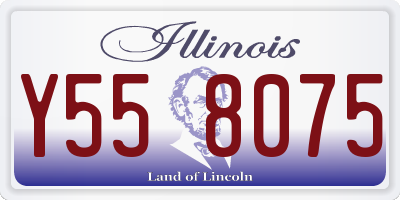 IL license plate Y558075