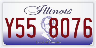 IL license plate Y558076