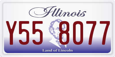 IL license plate Y558077