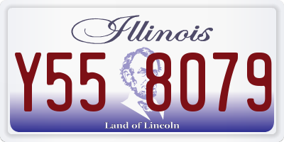 IL license plate Y558079