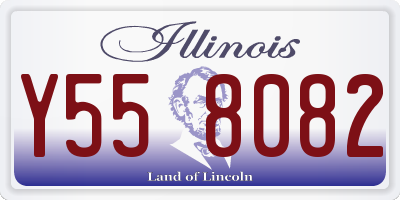 IL license plate Y558082