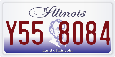 IL license plate Y558084
