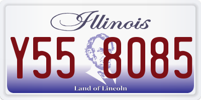 IL license plate Y558085