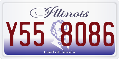 IL license plate Y558086