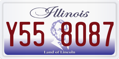 IL license plate Y558087