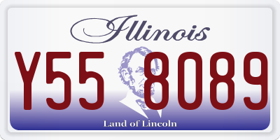 IL license plate Y558089