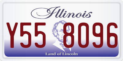 IL license plate Y558096