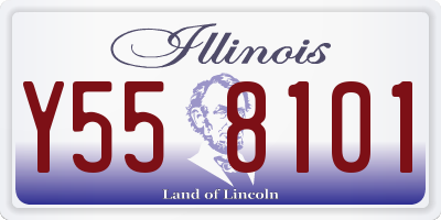 IL license plate Y558101
