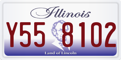 IL license plate Y558102