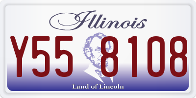 IL license plate Y558108